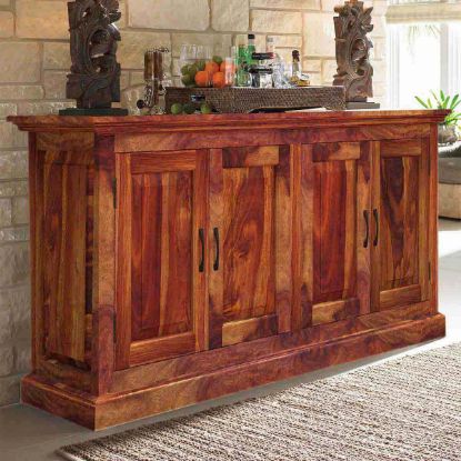 Picture of Oklahoma Solid Wood Large Rustic Buffet Cabinet (72")