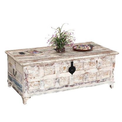 Picture of Winter Storm Farmhouse Trunk Coffee Table