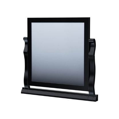 Picture of Midnight Empire Solid Wood Dresser Mirror Frame in Stand