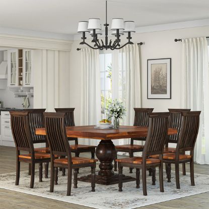 Picture of Minneapolis Farmhouse Solid Wood Dining Table And Chair Set