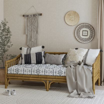 Picture of Sheffield Solid Teak Wood Boho Twin Daybed