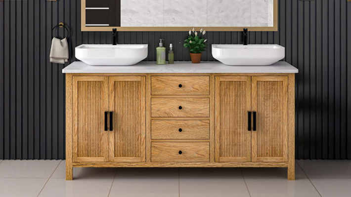 Solid Wood Bathroom Vanities